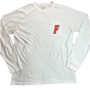 Florida Gators Shirt Mens Large White Pullover Original League NCAA Football Lg